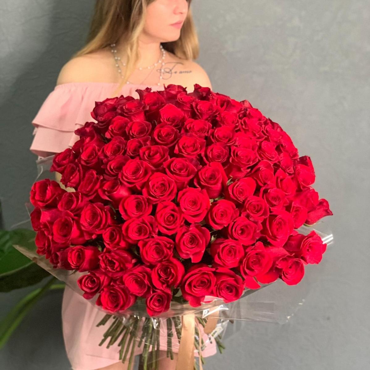 Букет из 101 красной розы Артикул - 112710